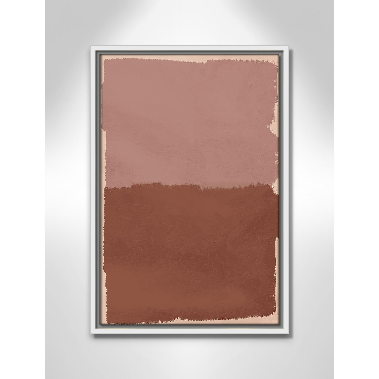 Hollow Delight Print by Marcus Prime, 13.5'' W x 19.5'' H, White Floater
