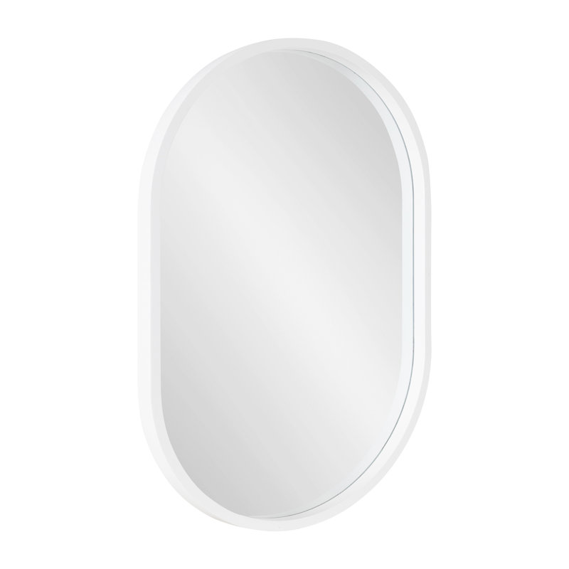 Miroir de salle de bain Arranjeet, 30 po x 20 po, Blanc
