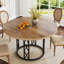 Round Unfinished Metal Base Dining Table-2070197330