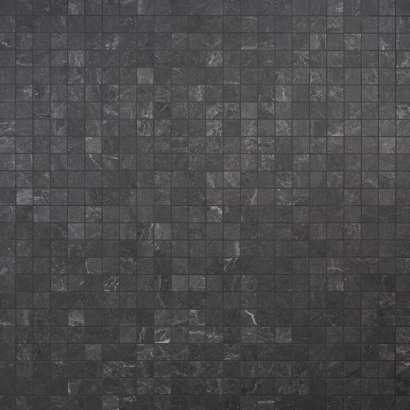 ZenTech 2x2 Matte Porcelain Mosaic Tile, Graphite Gray