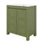 Meuble-lavabo de 30 po avec lavabo en céramique, ensemble de meuble-lavabo sur pied simple avec armoire plus grande et tablette réglable-330902793-310702135