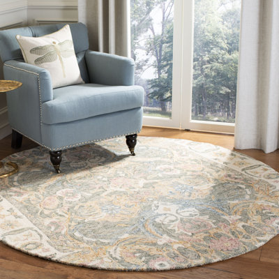 Tapis floral en laine touffeté à la main Butters