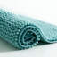 Tapis de bain en chenille, 17 x 48, turquoise