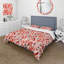 Ensemble de housse de couette à pois rouges et blancs I-267227200