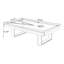 Tables de billard rectangulaire en bois manufacturé 96,06 po vert-117279357-117279362