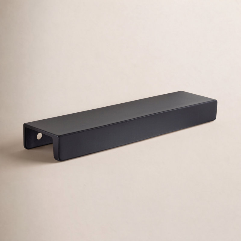 Martin 5" Matte Black Edge Pull, Matte Black, 5"