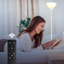 Lampe sur pied 70 "avec télécommande-645801936