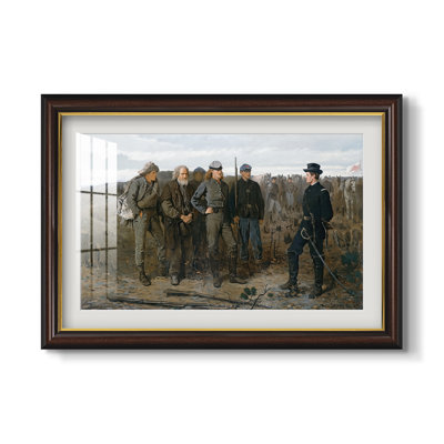 Prisonniers du front, 1866 - Winslow Homer - Estampe encadrée sur mesure