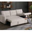 Canapé modulaire convertible rembourré avec méridienne coulissante-129889684-129889685