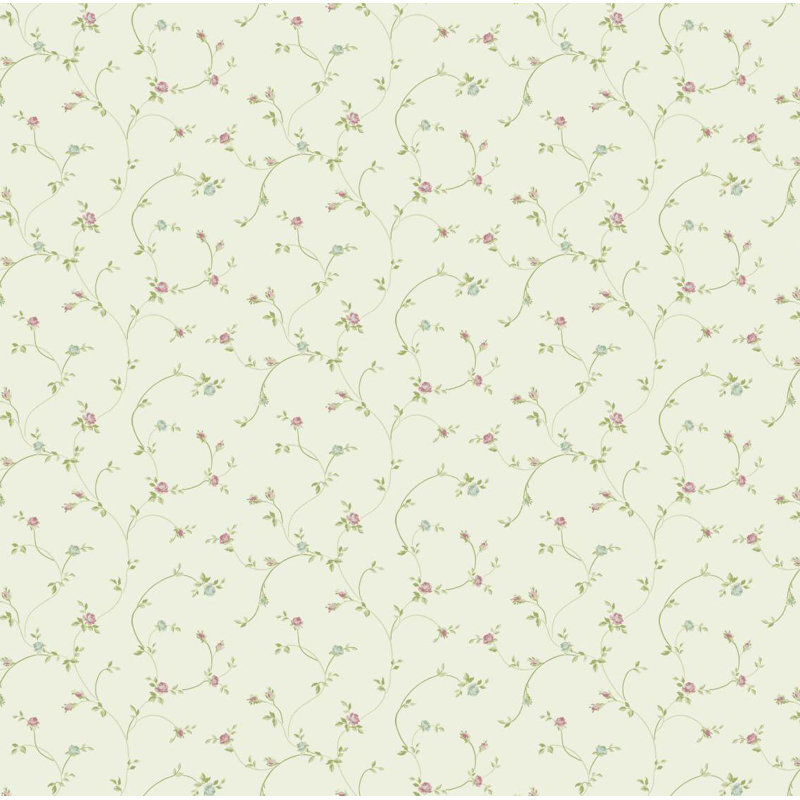 Rouleau de papier peint L 27 pi x l 27 po Brights Rose Toss, Vert