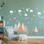 Abstract Non-Wall Damaging Wall Decal