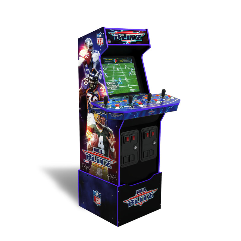 Arcade 1Up 4 Player Plug-in Full Size Arcade Machine with 3 Games Included