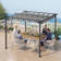 Chareese Metal Pergola with Retractable Roof