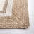 Wingrove Natural Fiber Flat Weave Jute And Cotton With Latex Geometric Rug-2103745389