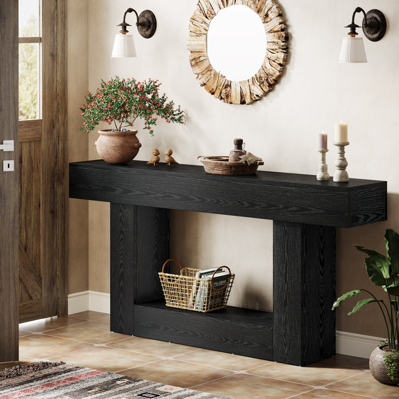160cm Console Table, Black