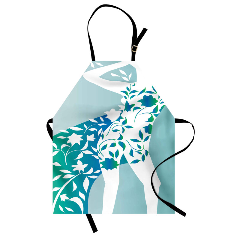 No Pattern Bib Apron