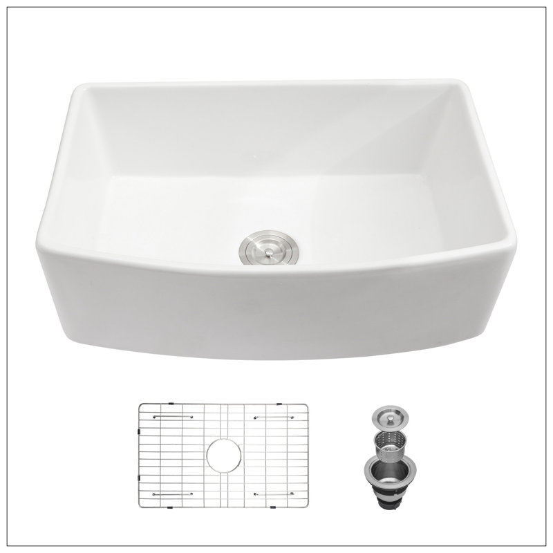 Évier de cuisine blanc - évier de cuisine blanc 30 po