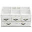 Wooden 7 Compartment Makeup Organiser