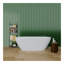 Baignoire de trempage autoportante en acrylique blanc brillant avec trop-plein et drain chromés, certifié cUPC - 63 * 28,8 22A09-63