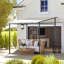 Outsunny 2.4 x 2.4 m Wall Mounted Pergola Gazebo UPF30+-205536496