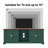 Mid-Century Modern TV Stand for TVs up to 75",Green-2074262677