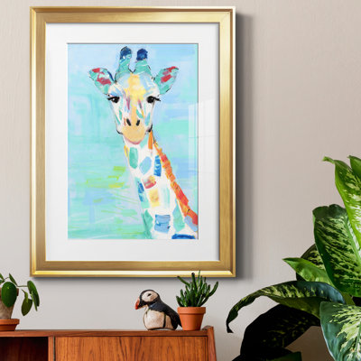 " Cool Giraffe " Painting Print