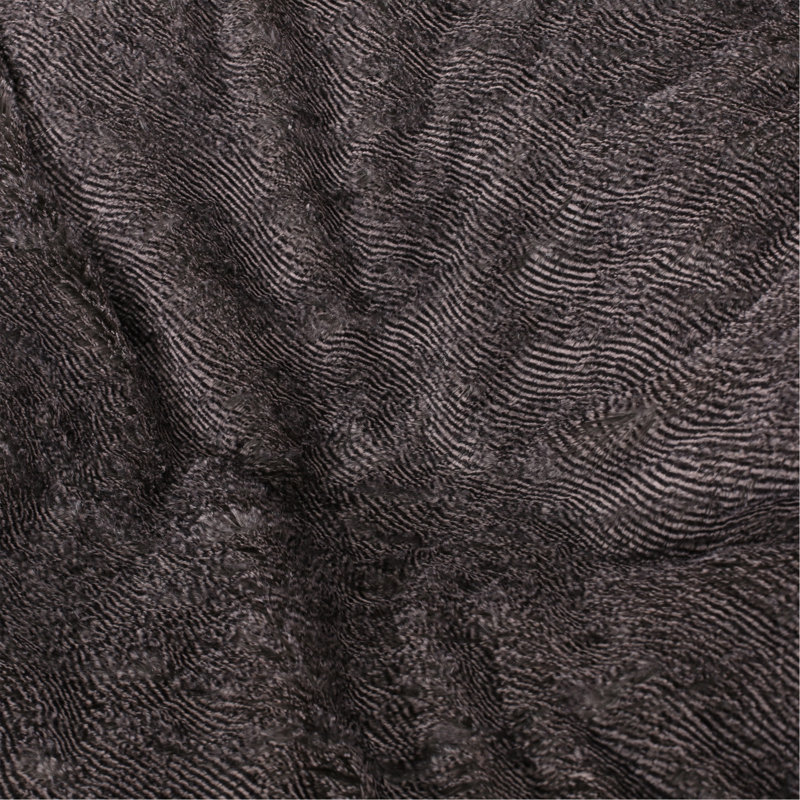 Lily Modern 5 Ft Faux Fur Cozy Bean Bag, Brown/Beige