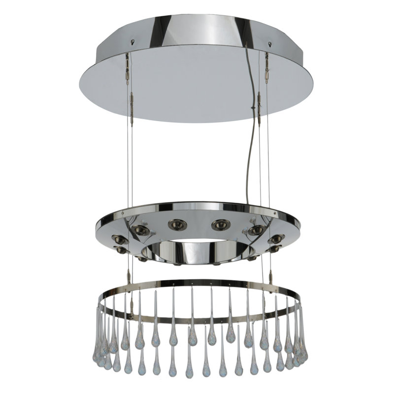 Lustre à plusieurs niveaux 12 lumières unique