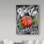 « tableau noir tomate », reproduction d’art textuel sur toile tendue-31872534