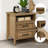 Marino 2 Drawer Nightstand, Bedside Table with Storage Drawers, Night Stand for Bedroom, End Table or Side Table for Living Room, 15.5" D x 18.9" W x 23.8" H