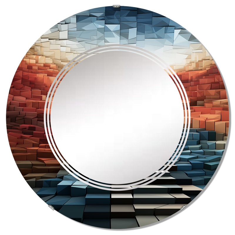 Miroir mural Weslee, 32 po x 32 po