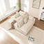 Canapé modulaire en L avec assise profonde