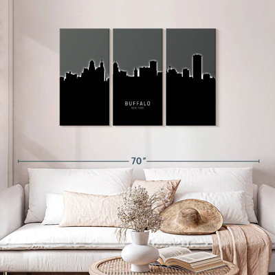 Buffalo New York Skyline VI
