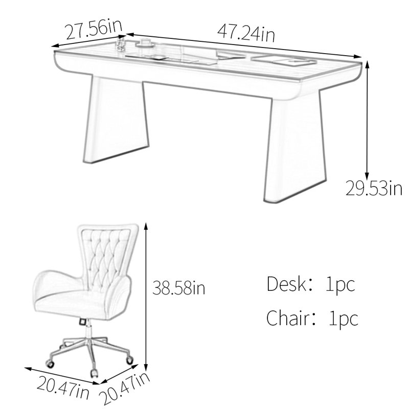 Kreiner, H 29,53 po x l 47,24 po x P 27,56 po, Brun