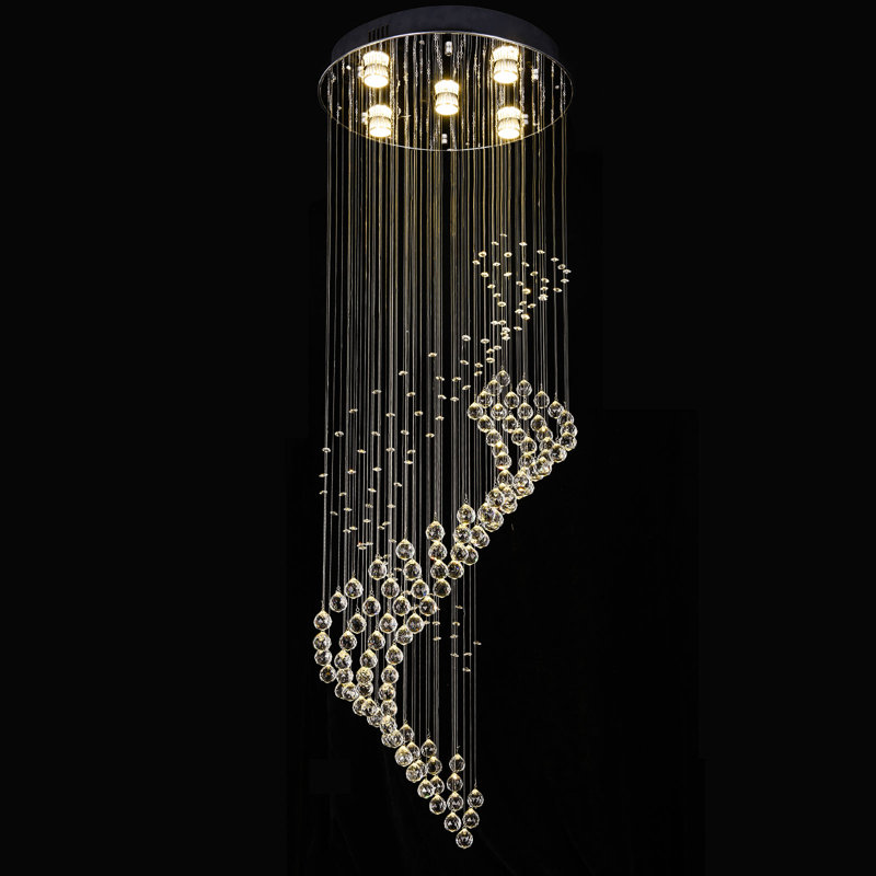 Almeta Luxury Crystal Flush Mount Ceiling Light