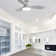Chaely 52" Blade Modern Flush Mount Ceiling Fan With LED Lights And Remote Control