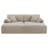 Bodhild 94.8" Feather-Filled Chenille Upholstered Sleeper Sofa-1874233826