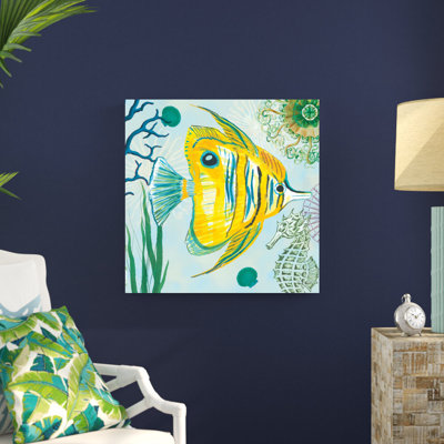 " Tropical Underwater III " by Farida Zaman Painting Print