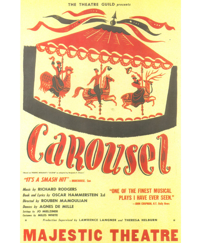 Carrousel (Broadway), H 24 po x l 16 po