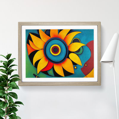 Abstract Sunflower Vol.1 - Framed Print