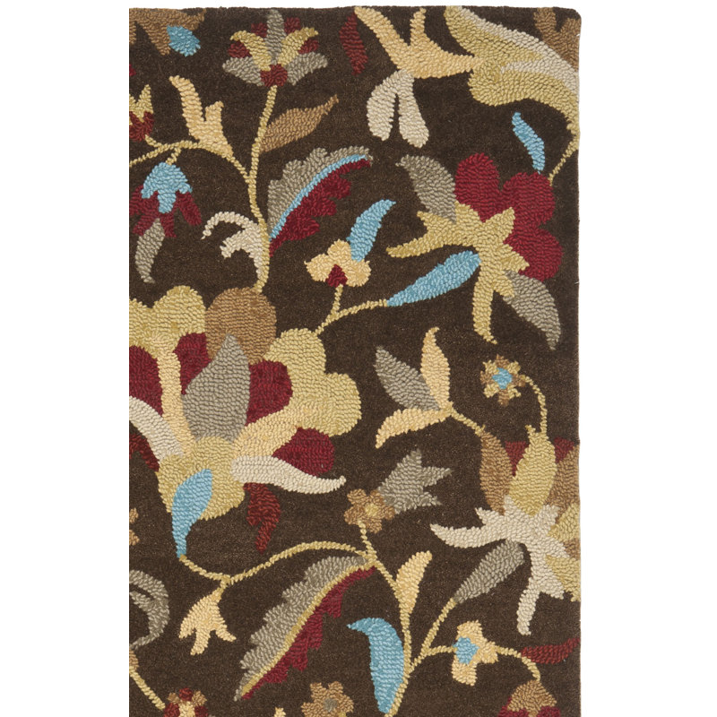 Arber Jardin Hand Tufted Wool Floral Rug, Rectangle 8' x 10'