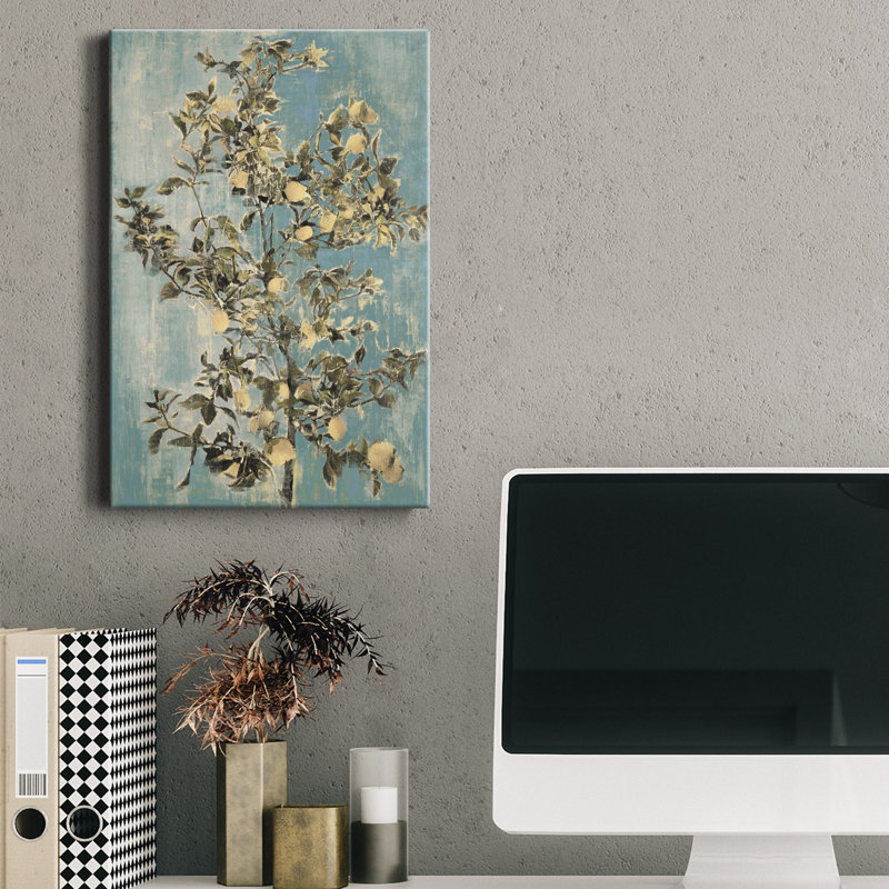 " Lovely Lemon Tree ", 27" H x 18" W x 1" D