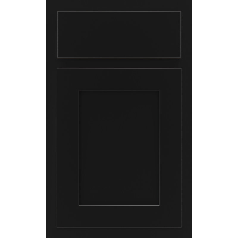 Dwelling Claredon Door Sample, Black, Maple