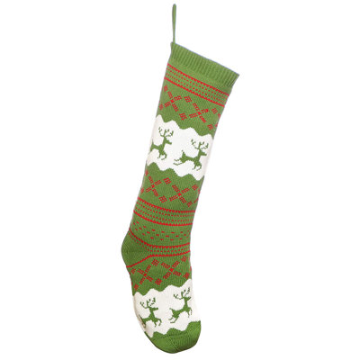 Prancing Reindeer Stocking