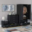 Maybery 3 Piece Bedroom Set (2 Drawer Bedside Chest, 5 Drawer Chest, 2 Door 2 Drawer Wardrobe), (4)-2050703921