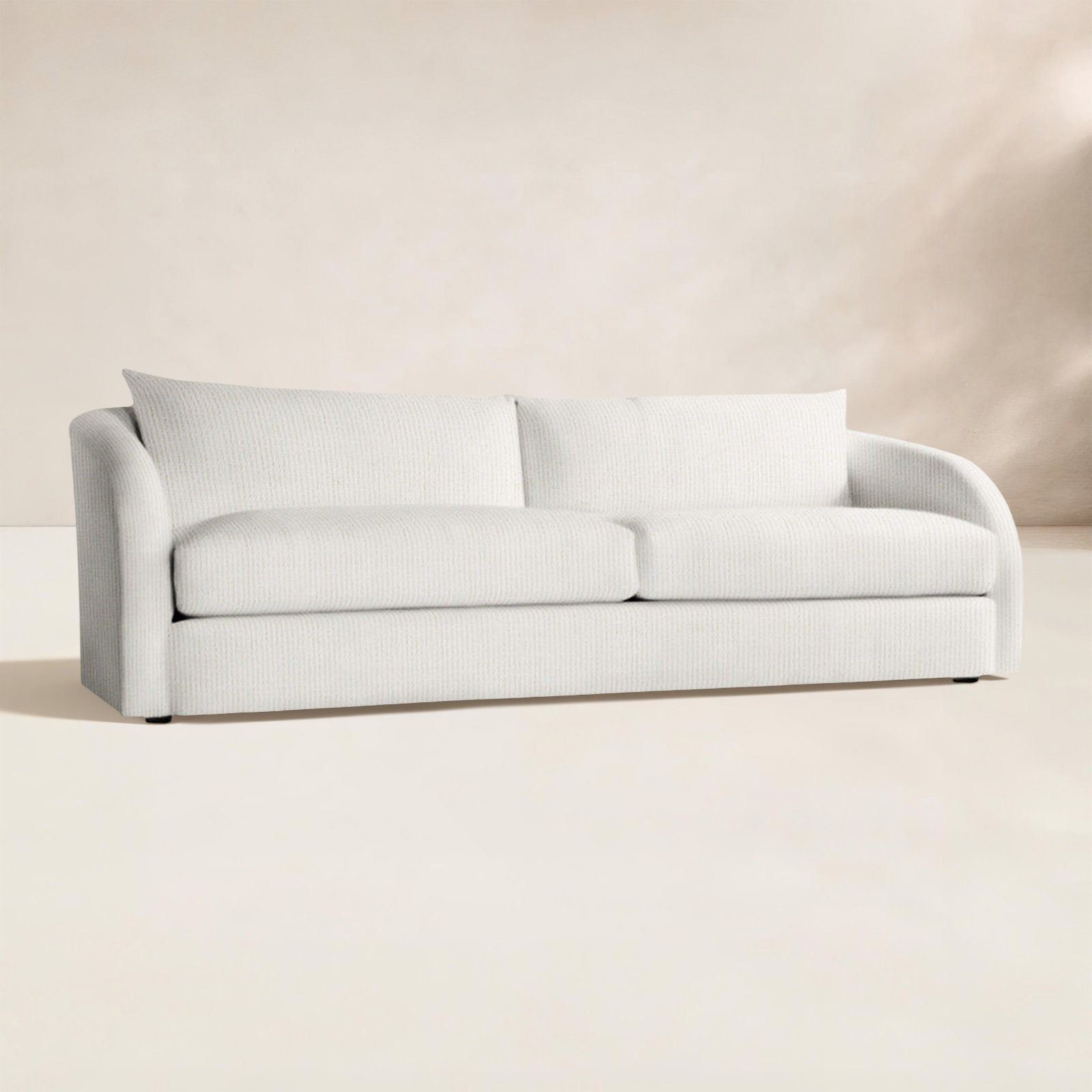 Palermo 95" Patio Loveseat, Cream Outdoor Poly 6070-002