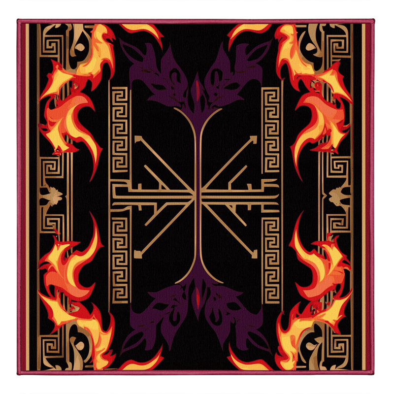 Elysian Knotwork Rug, Square 6'