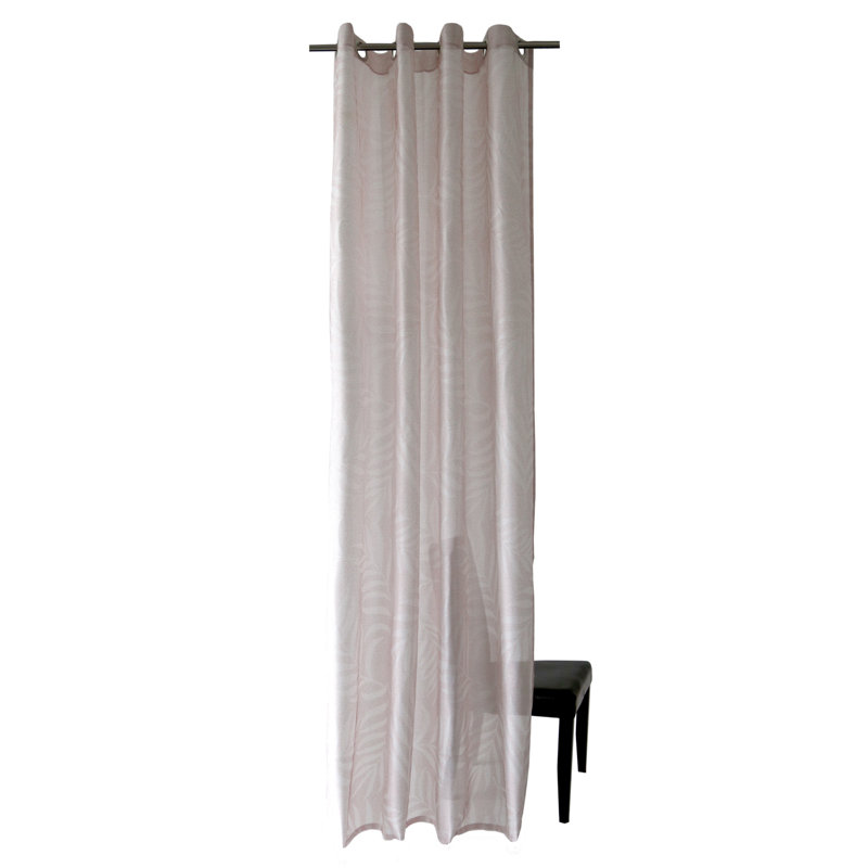 Manorbier Semi Sheer Curtain, Rose