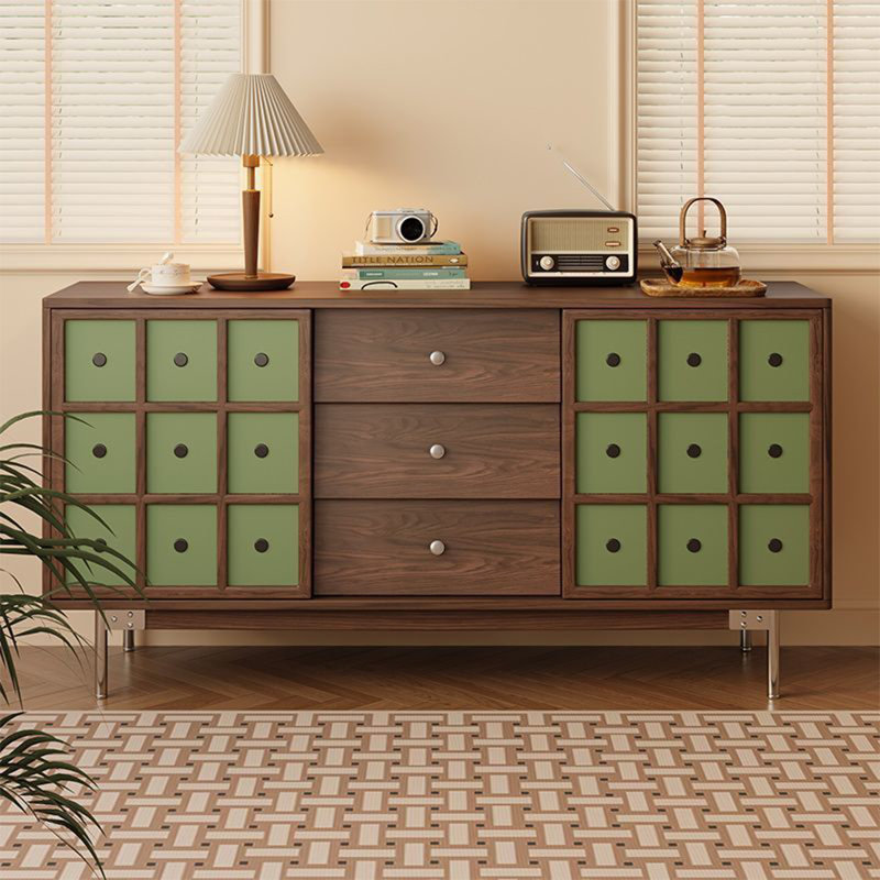 Vitrine rétro française, H 32,28 po x l 59,06 po x P 15,75 po
