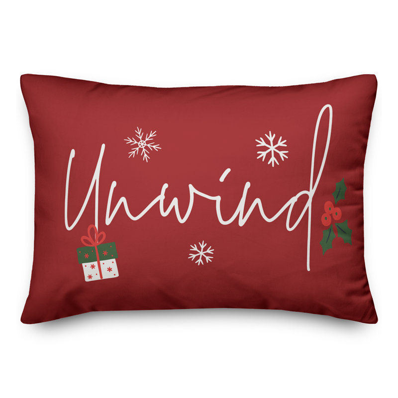No Decorative Addition Throw Pillow, Red